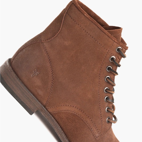 Frye Brown Tyler Men's Boots NEW WITH BOX 12M - Picture 4 of 7